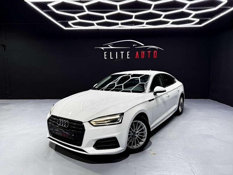 Usado Audi A5 Sportback 150 CV (110 kW) 2018 Blanco Utilitario