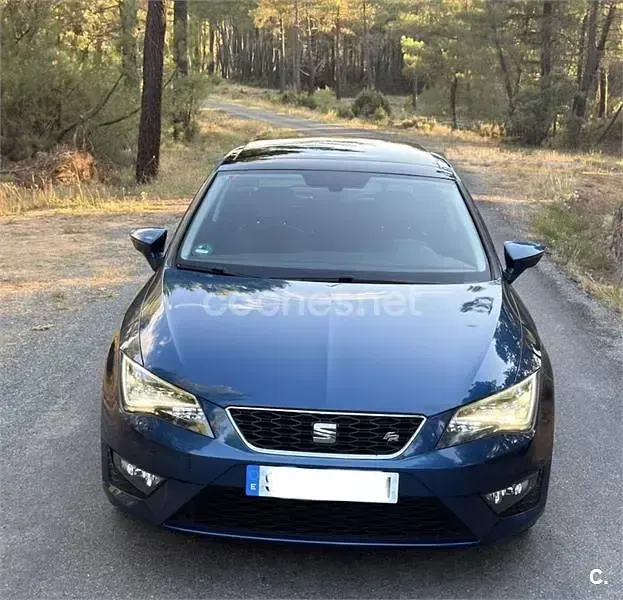 Usado Seat Leon SC FR 150 CV (110 kW) 2016 Azul Utilitario