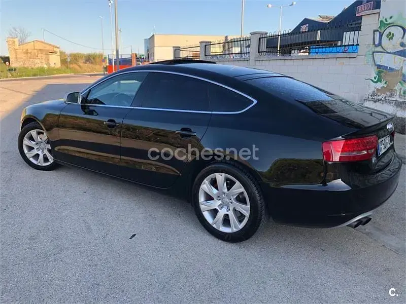 Usado Audi A5 Sportback 143 CV (105 kW) 2010 Negro Utilitario