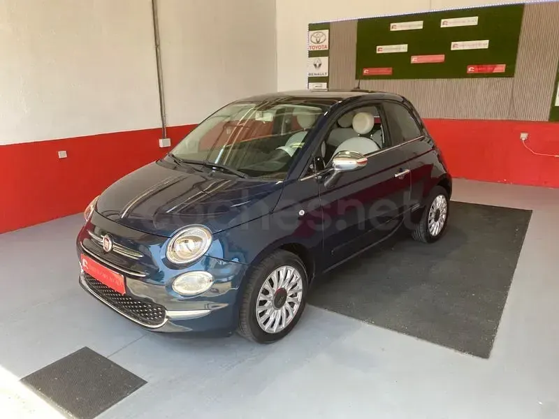 Usado Fiat 500 Lounge 69 CV (50 kW) 2019 Azul Berlina