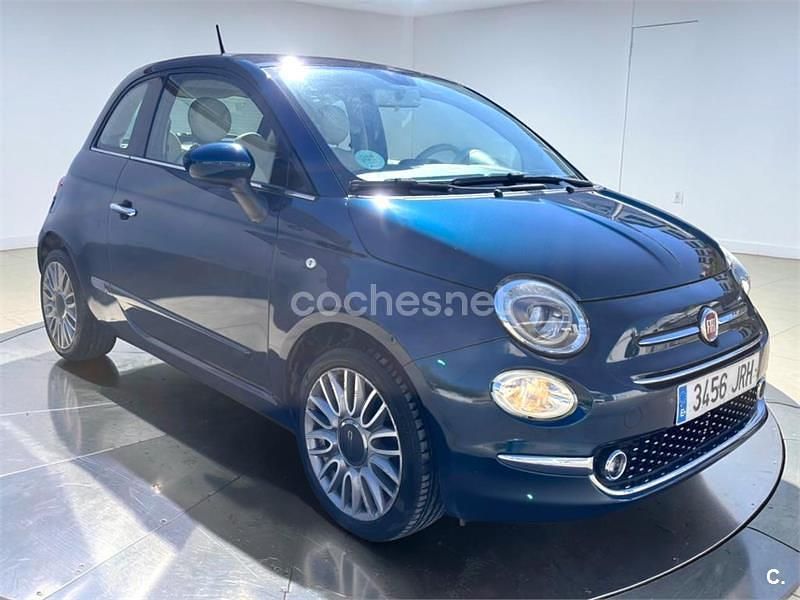 Usado Fiat 500 Lounge 69 CV (50 kW) 2016 Azul Berlina