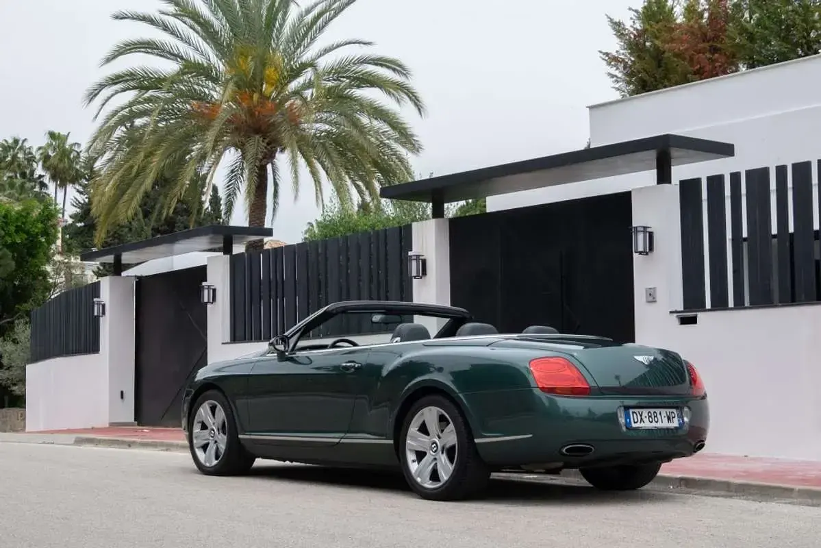 Usado Bentley Continental GT Convertible 559 CV (411 kW) 2007 Verde Descapotable