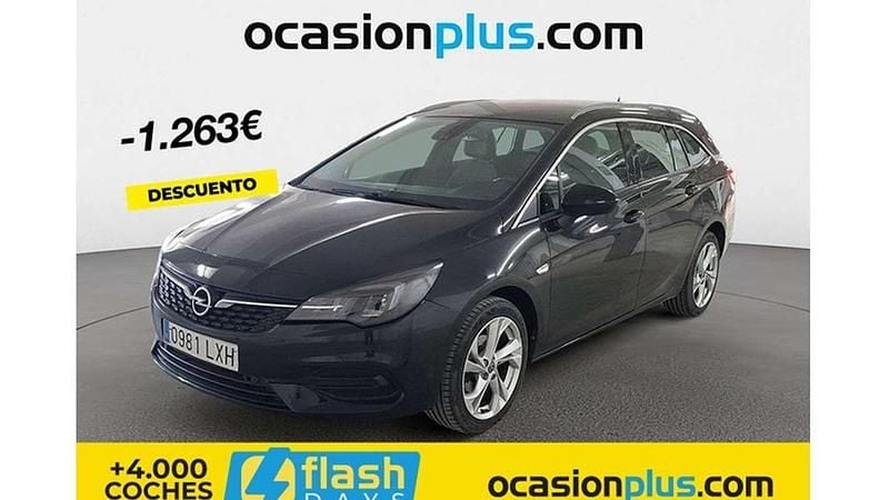 Negro Usado 2021 Opel Astra Business Elegance Familiar | 9910 € (Buen precio) - Imagen 1/4