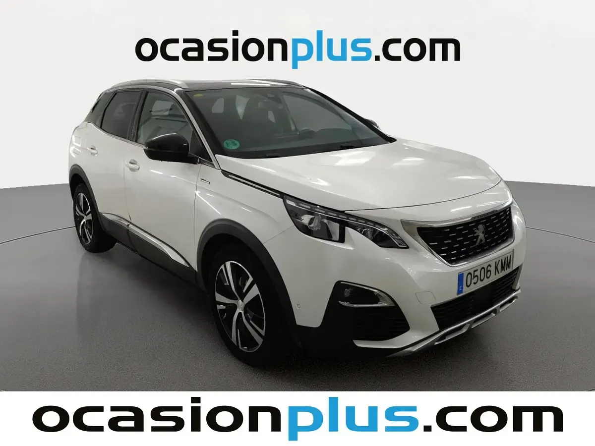 Usado Peugeot 3008 GT-line 165 CV (121 kW) 2018 Blanco SUV