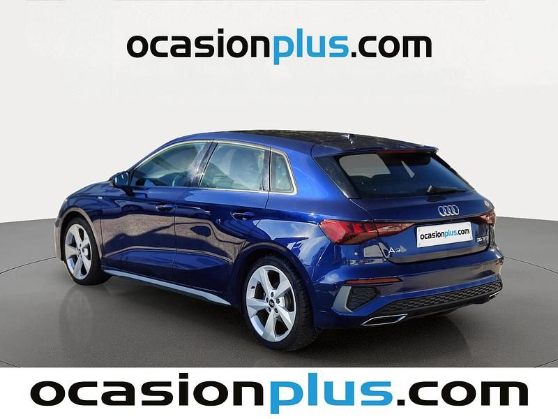 Usado Audi A3 S-Line 150 CV (110 kW) 2023 Azul Berlina