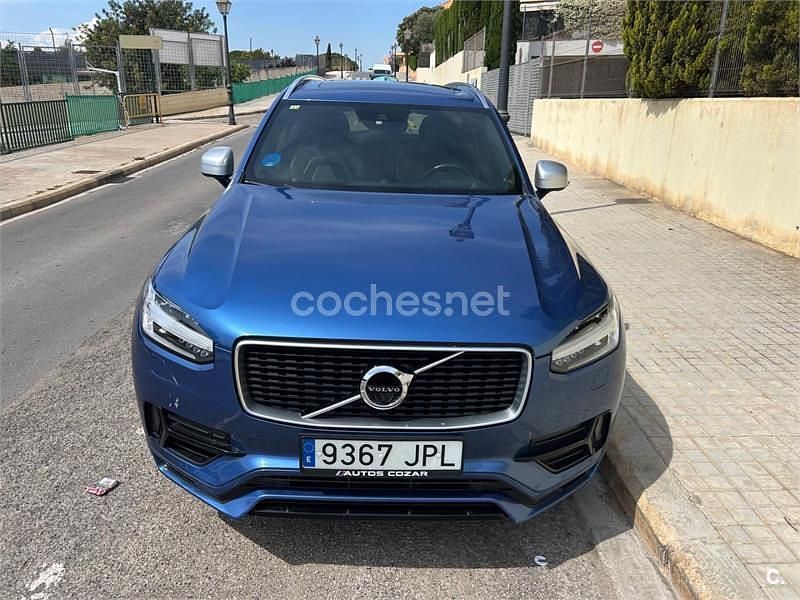 Usado Volvo XC90 R-Design 400 CV (294 kW) 2016 Azul SUV
