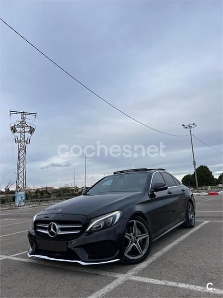 Usado Mercedes C200 136 CV (100 kW) 2018 Negro Berlina