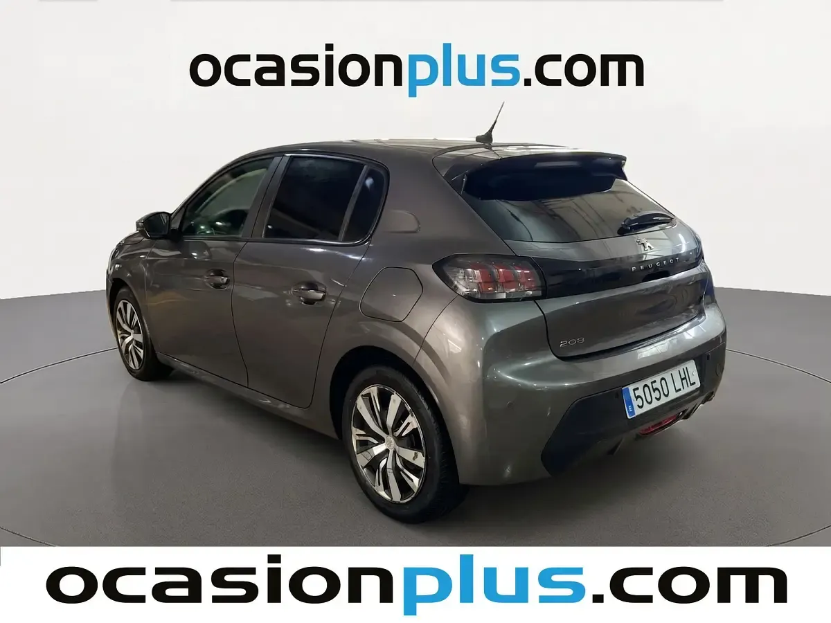 Usado Peugeot 208 Active 100 CV (73 kW) 2020 Gris Utilitario