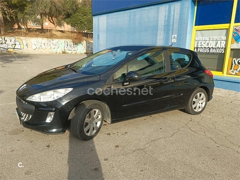 Negro Usado 2009 Peugeot 308 Berlina | 3600 € (Buen precio) - Imagen 1/4