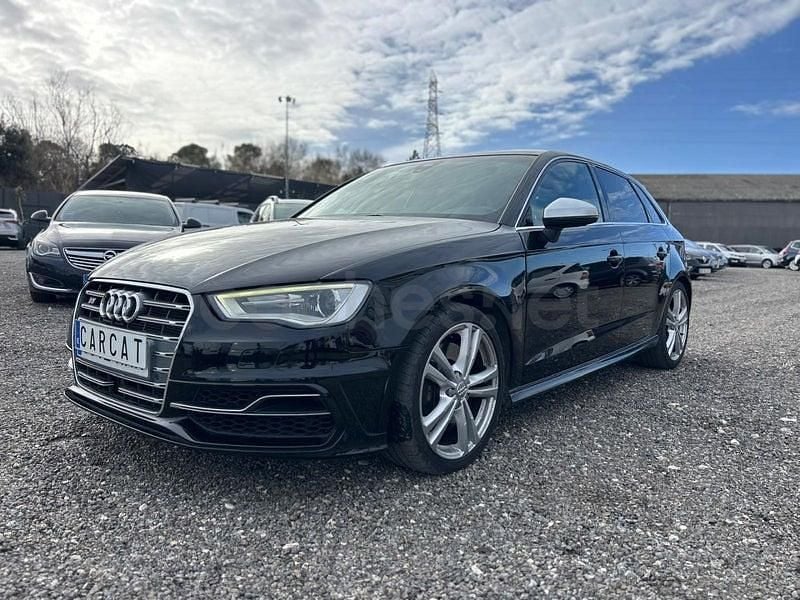 Usado Audi S3 300 CV (220 kW) 2014 Negro Berlina