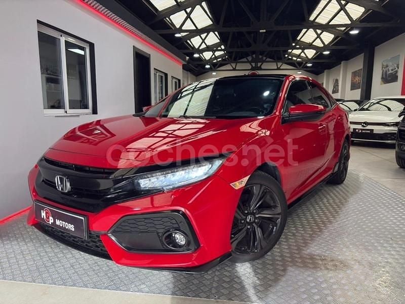 Rojo Usado 2018 Honda Civic Sport Plus Berlina | 19.900 € (Precio justo) - Imagen 1/4