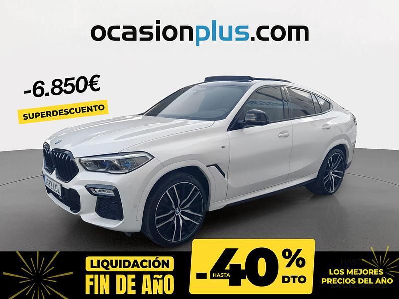 Blanco Usado 2020 BMW X6 M50 SUV | 75.350 € (Caro) - Imagen 1/4
