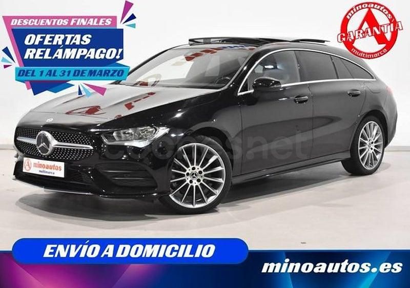 Usado Mercedes CLA250e Shooting Brake AMG line 218 CV (160 kW) 2023 Negro Familiar