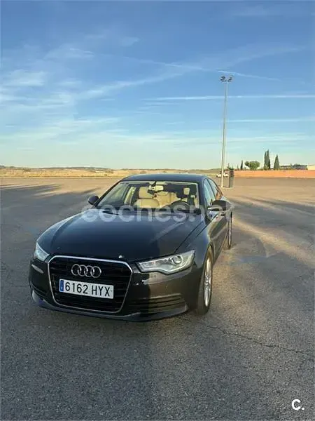 Usado Audi A6 190 CV (139 kW) 2014 Negro Berlina