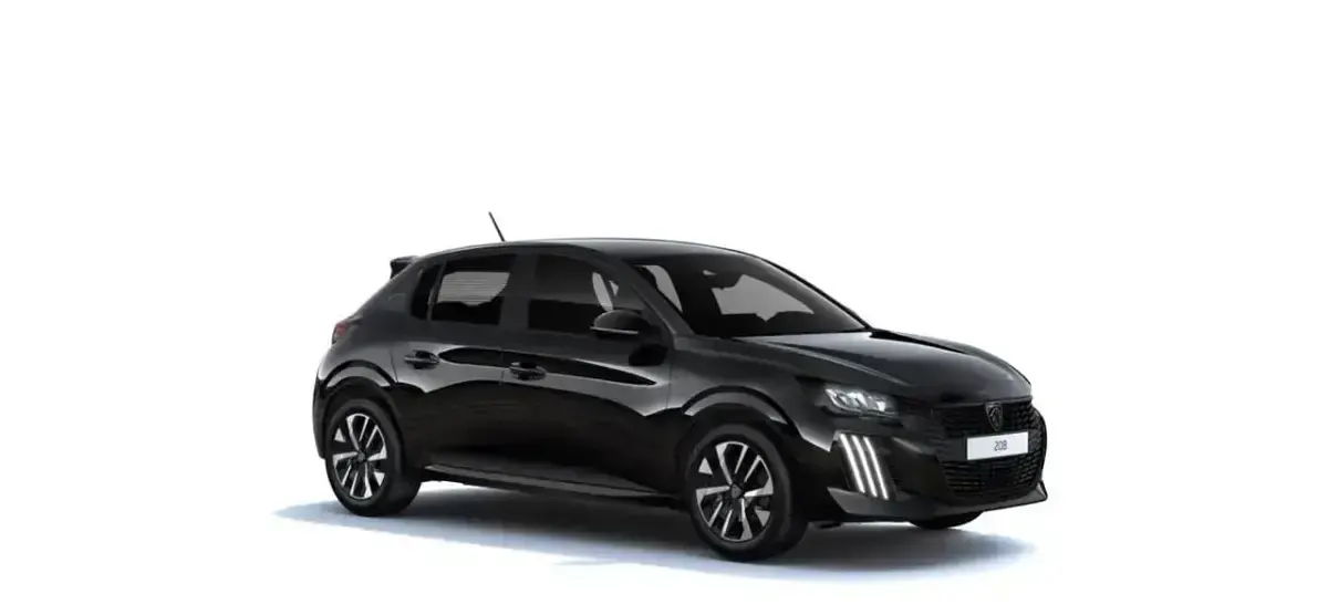 Ny Peugeot 208 Style 110 HK (80 kW) 2026 Svart Halvkombi