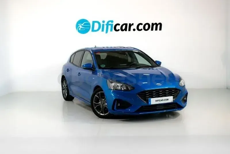 Usado Ford Focus ST-Line 120 CV (88 kW) 2019 Azul Berlina
