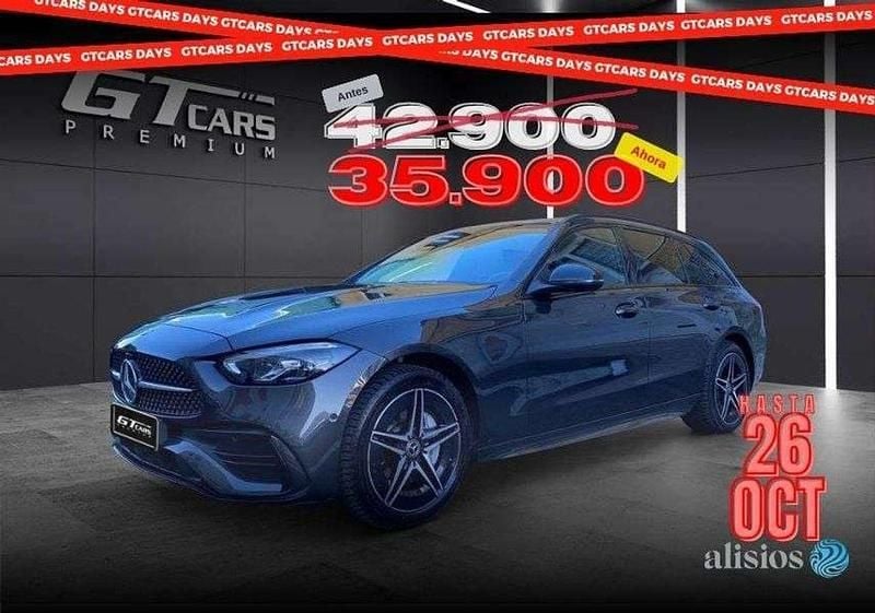 Gris Usado 2023 Mercedes C300e AMG Familiar | 35.900 € (Super precio) - Imagen 1/4