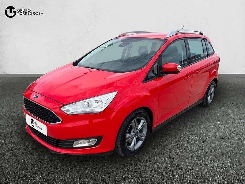 Rojo Usado 2018 Ford Grand C-Max Trend+ Monovolumen | 14.900 € (Un poco caro) - Imagen 1/4