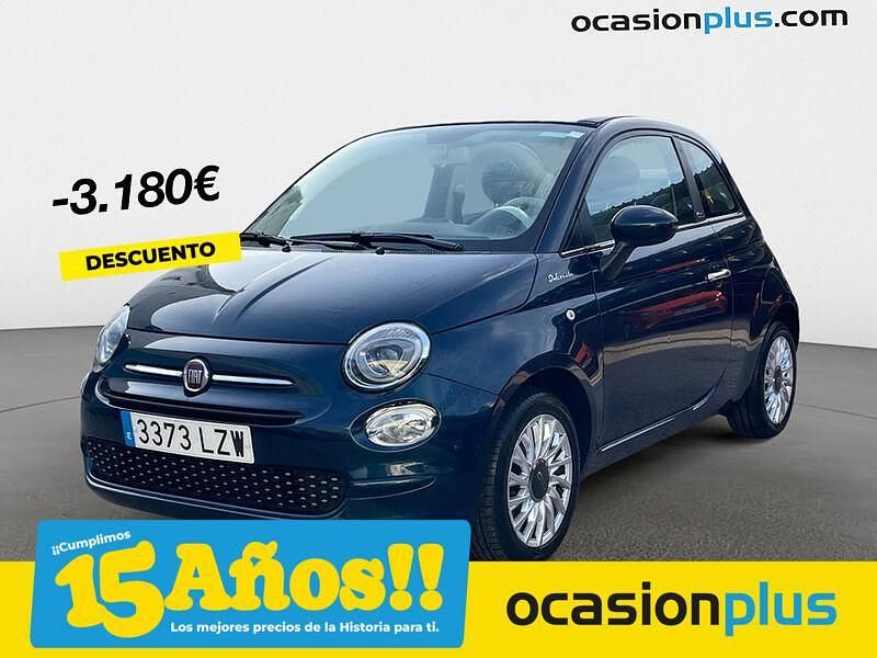 Azul Usado 2022 Fiat 500 Dolcevita Descapotable | 10.790 € (Precio justo) - Imagen 1/4