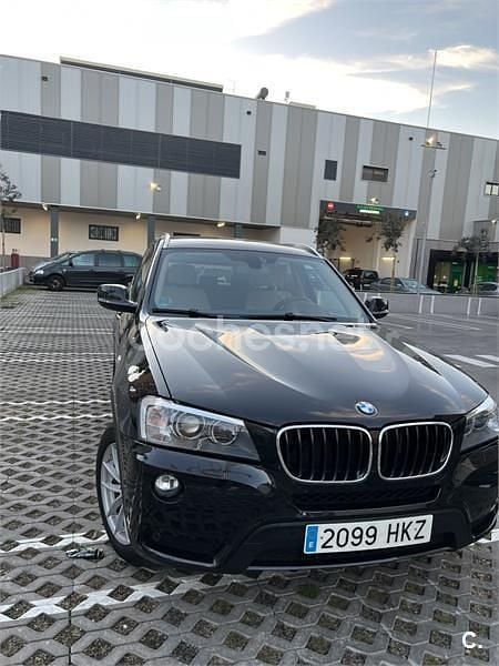 Usado BMW X3 245 CV (180 kW) 2012 Negro SUV