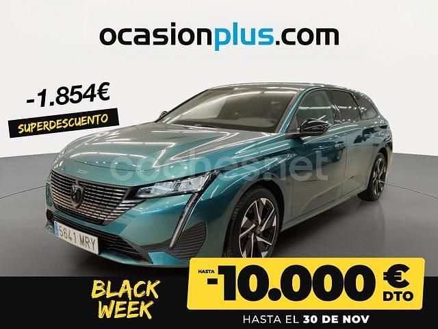 Azul Usado 2024 Peugeot 308 SW Allure Familiar | 20.400 € - Imagen 1/4
