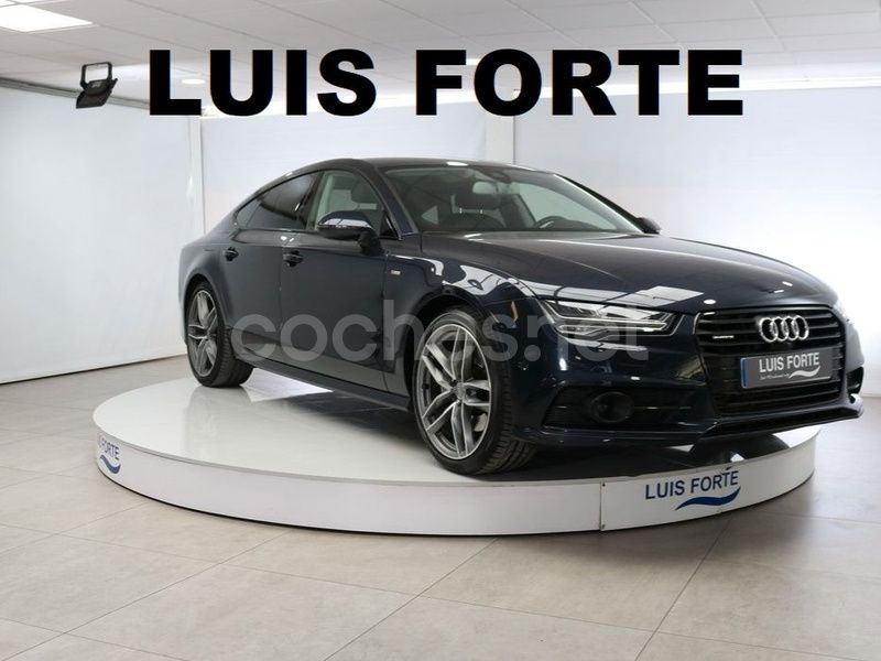 Azul Usado 2017 Audi A7 Sportback S-Line Utilitario | 31.900 € (Precio justo) - Imagen 1/4
