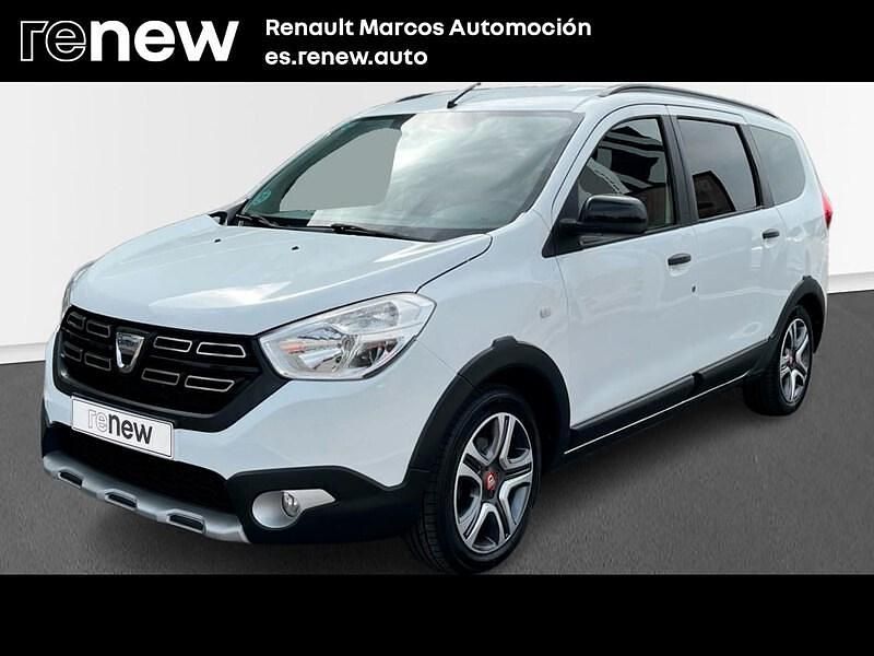 Blanco Usado 2019 Dacia Lodgy Monovolumen | 14.900 € (Precio justo) - Imagen 1/4