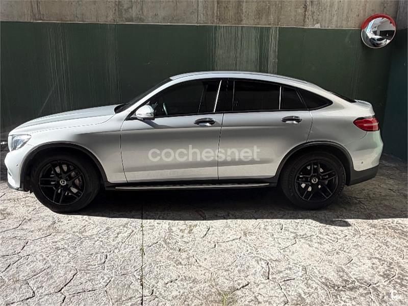 Usado Mercedes GLC220 170 CV (125 kW) 2017 Gris / plata Coupe