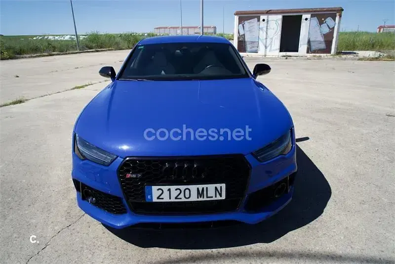 Usado Audi RS7 Sportback Performance 605 CV (444 kW) 2016 Azul Utilitario
