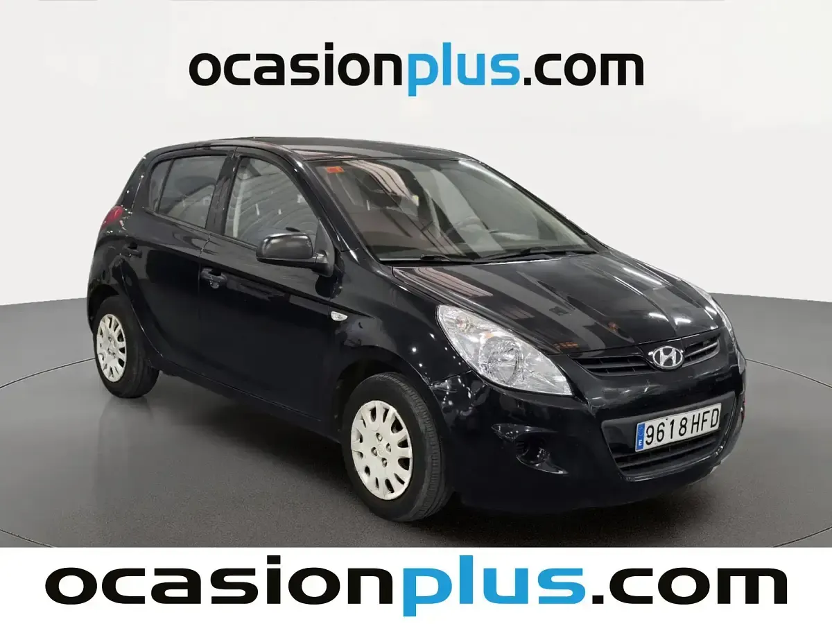 Usado Hyundai i20 Classic 78 CV (57 kW) 2011 Negro Utilitario
