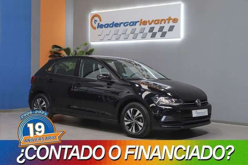 Negro Usado 2021 VW Polo Advance Utilitario | 13.900 € (Precio justo) - Imagen 1/4