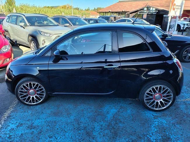 Usado Fiat 500 Sport 101 CV (74 kW) 2009 Negro Utilitario