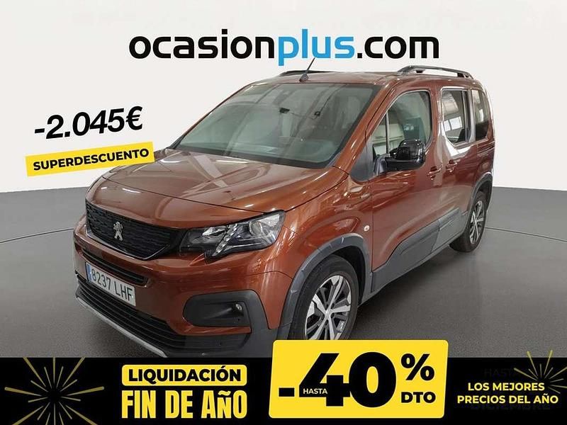 Usado Peugeot Rifter GT-line 99 CV (72 kW) 2020 Marrón Monovolumen