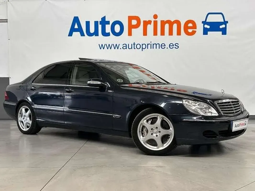 Usado Mercedes S600 500 CV (367 kW) 2003 Azul Berlina
