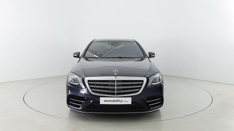 Usado Mercedes S560 AMG line 476 CV (350 kW) 2021 Azul cavansita Berlina