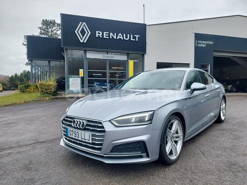 Usado Audi A5 Sportback 218 CV (160 kW) 2017 Gris / plata Utilitario