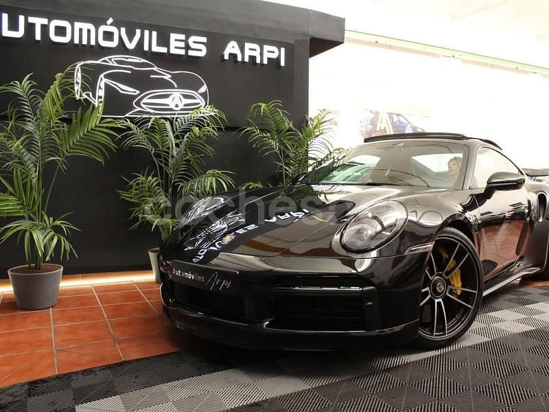 Negro Usado 2021 Porsche 911 Turbo S Coupe | 233.990 € (Precio justo) - Imagen 1/3