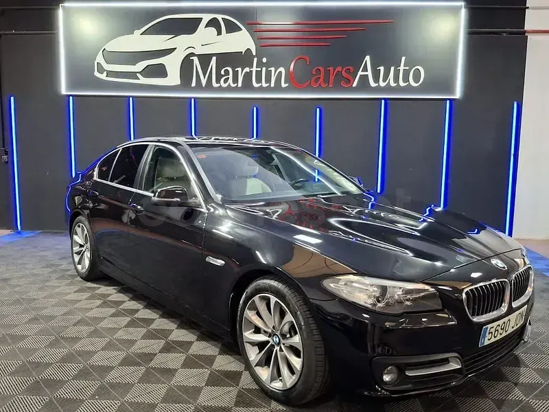 Usado BMW 520 190 CV (139 kW) 2015 Negro Berlina