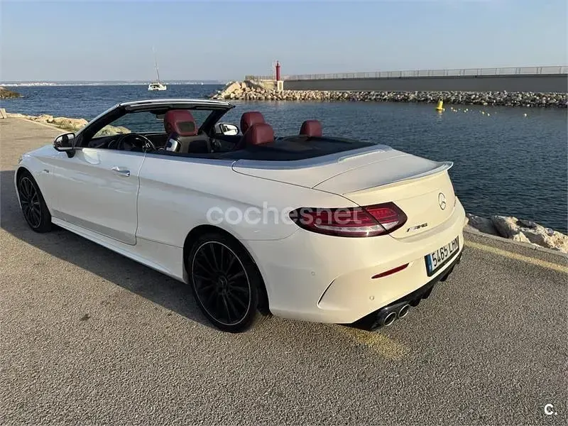 Usado Mercedes C43 AMG 390 CV (286 kW) 2020 Blanco Descapotable