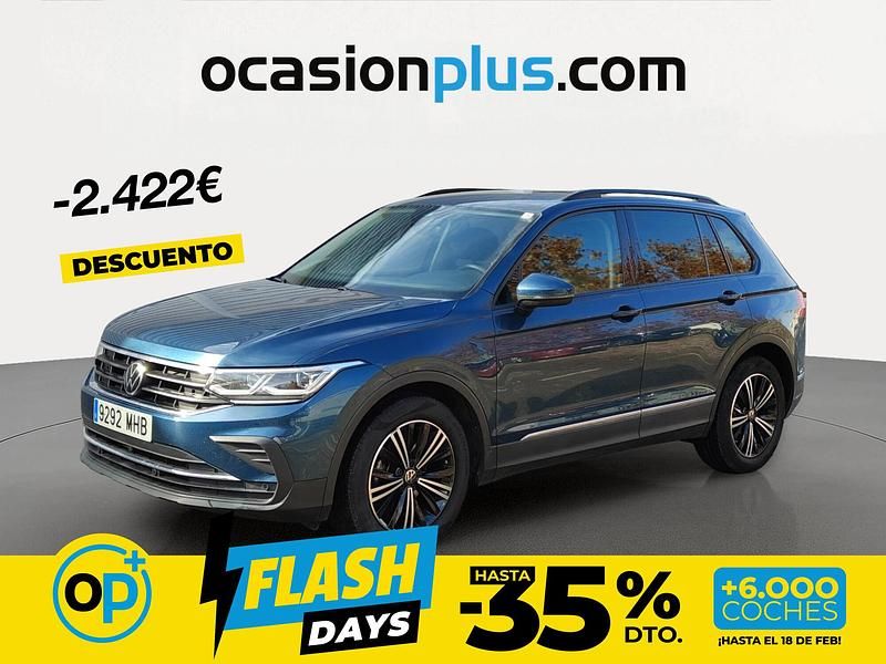 Usado VW Tiguan Life 150 CV (110 kW) 2023 Azul SUV