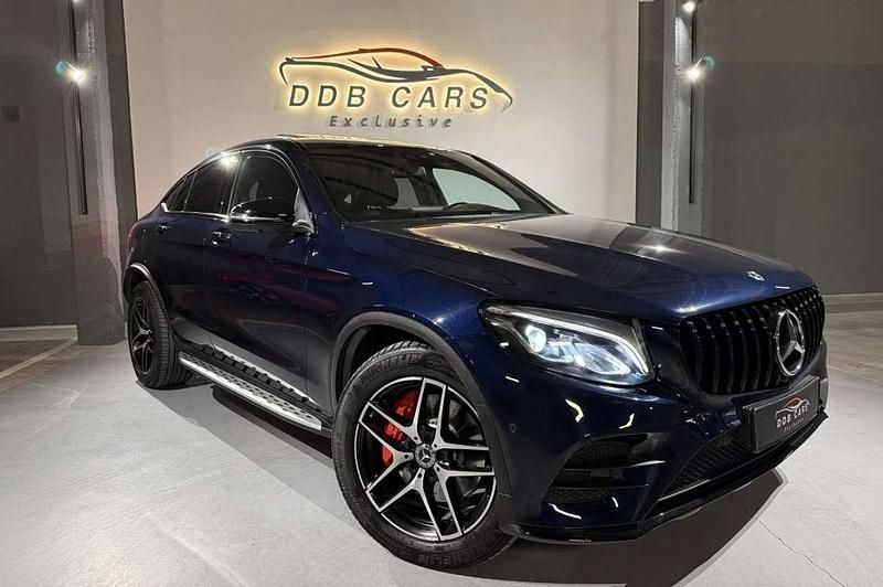 Usado Mercedes GLC220 170 CV (125 kW) 2019 Azul Coupe