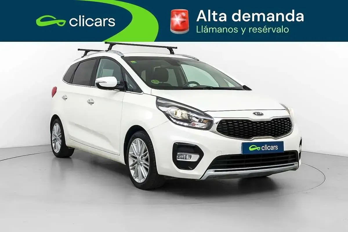 Usado Kia Carens 136 CV (100 kW) 2018 Blanco Monovolumen