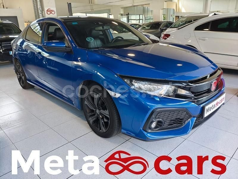 Azul Usado 2019 Honda Civic Executive Berlina | 18.990 € (Precio justo) - Imagen 1/4