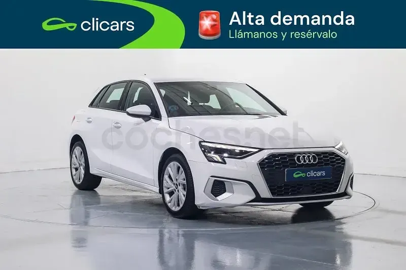 Usado Audi A3 Advanced Plus 110 CV (80 kW) 2022 Blanco Berlina