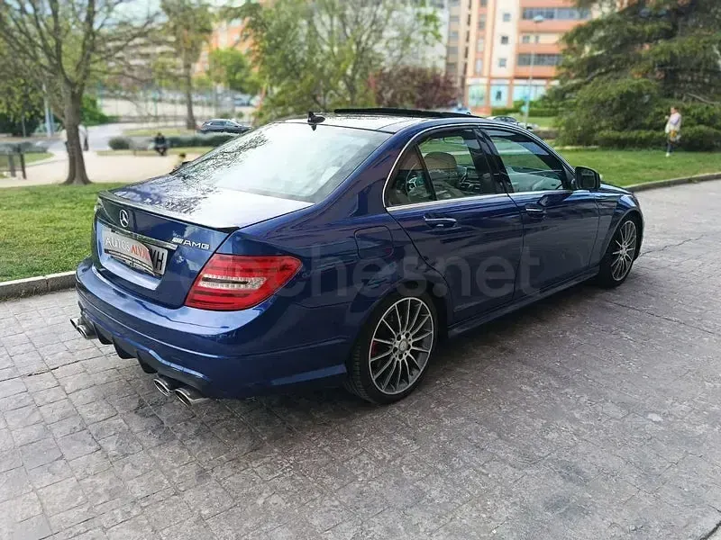 Usado Mercedes C350 Avantgarde 272 CV (200 kW) 2007 Azul Berlina