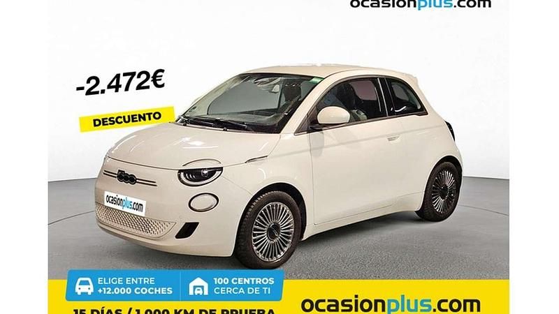 Blanco Usado 2021 Fiat 500e Icon Utilitario | 11.810 € (Buen precio) - Imagen 1/4