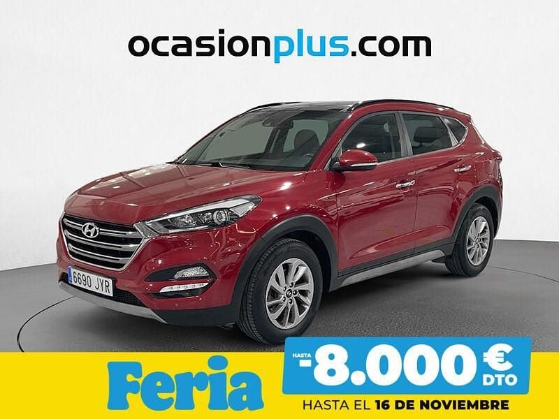 Rojo Usado 2017 Hyundai Tucson SUV | 16.490 € (Precio justo) - Imagen 1/4
