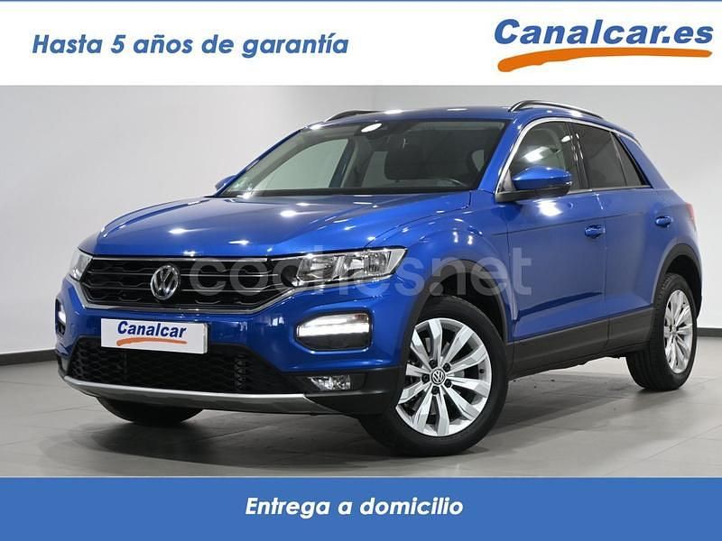 Azul Usado 2019 VW T-Roc Advance SUV | 22.490 € (Precio justo) - Imagen 1/4