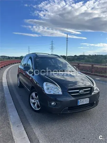 Usado Kia Carens Active 140 CV (102 kW) 2007 Negro Monovolumen