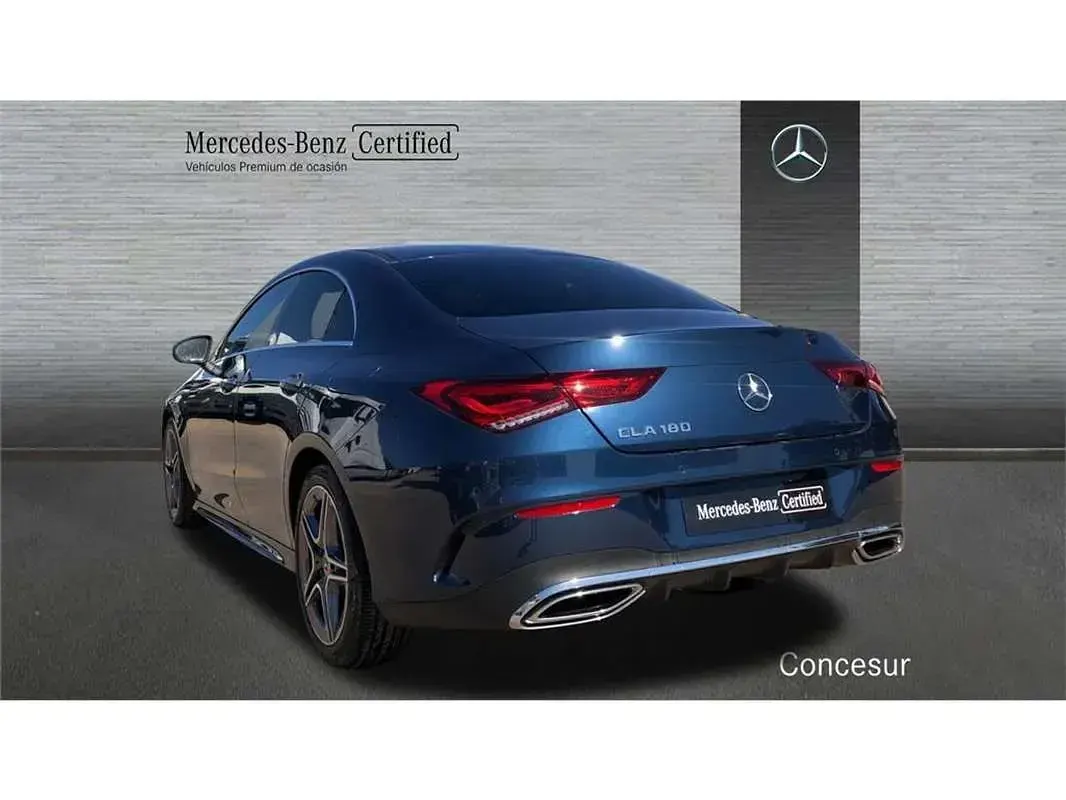 Usado Mercedes CLA180 136 CV (100 kW) 2022 Azul Coupe